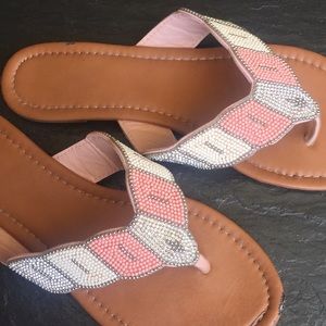 Women’s beaded sandals